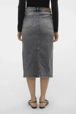 Vero Moda Falda vaquera midi^Mujer Faldas
