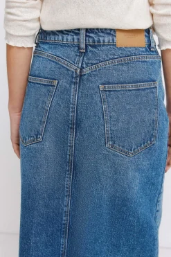 Springfield Falda vaquera midi^Mujer Faldas