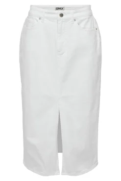 Only Falda vaquera midi^Mujer Faldas