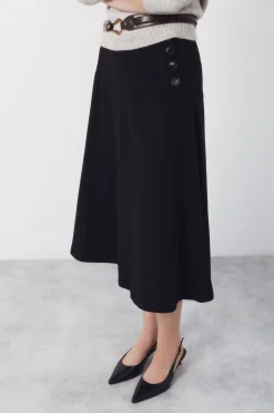 Cortefiel Falda vuelo botones^Mujer Faldas