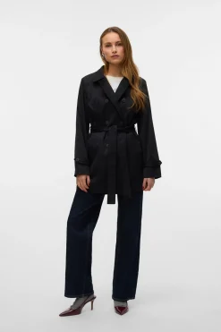 Vero Moda Gabardina 3/4 con cintur&oacute;n mujer^Mujer Gabardinas|Abrigos