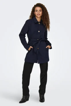 JDY Gabardina botones cintur&oacute;n^Mujer Gabardinas|Abrigos