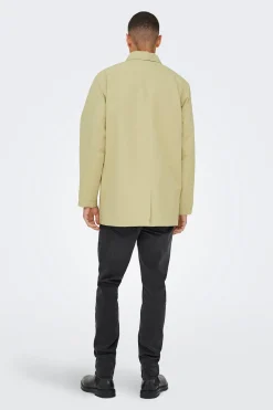 Only & Sons Gabardina cierre de cremallera^Hombre Abrigos