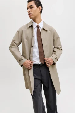 Jack & Jones Gabardina cl&aacute;sica larga^Hombre Abrigos