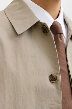 Jack & Jones Gabardina cl&aacute;sica larga^Hombre Abrigos