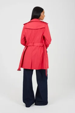 Brave Soul Gabardina con cintur&oacute;n y botones^Mujer Gabardinas|Abrigos