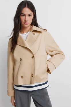 Springfield Gabardina corta^Mujer Gabardinas|Abrigos