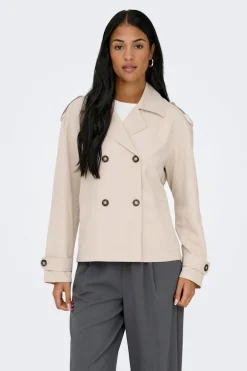 Only Gabardina corta^Mujer Chaquetas|Gabardinas