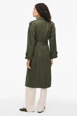 Vila Gabardina larga anudada^Mujer Gabardinas|Abrigos