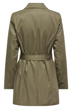 Only Gabardina midi con cintur&oacute;n^Mujer Gabardinas|Abrigos