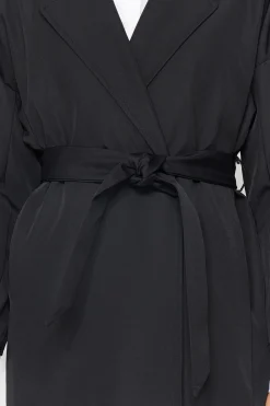 Trendyol Gabardina oversize larga^Mujer Gabardinas|Abrigos