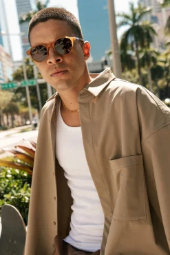 D.Franklin Gafas de sol redondas polarizadas^Mujer Gafas De Sol