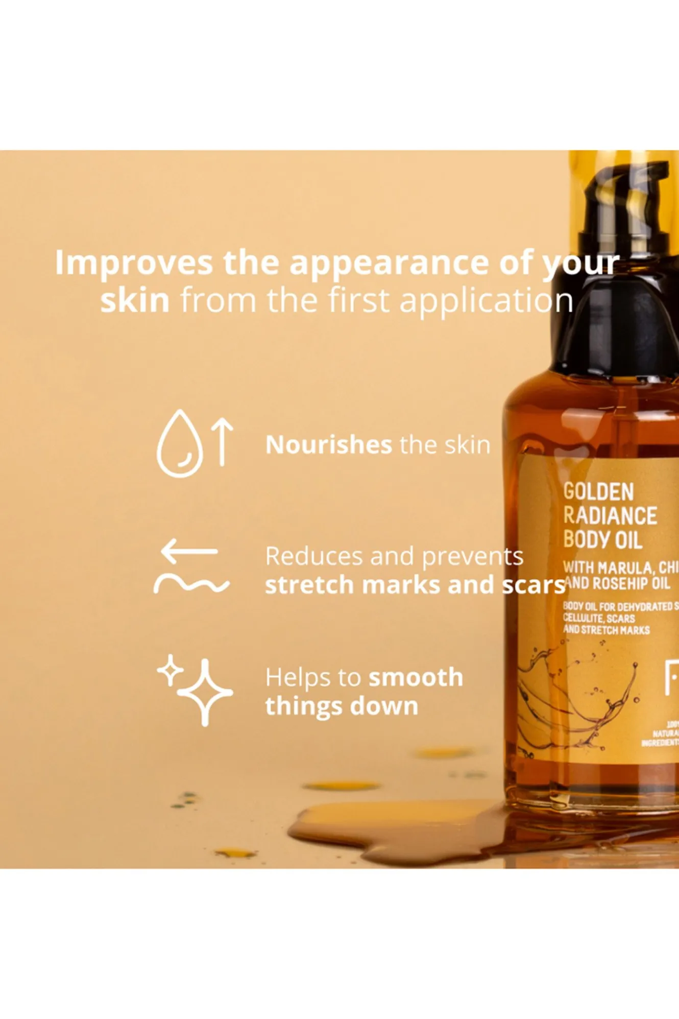 Freshly Cosmetics Golden Radiance Aceite Corporal^Mujer Cosmética
