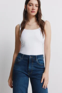 Springfield Jeans anchos tiro alto^Mujer Jeans|Pantalones