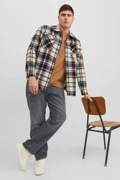 Jack & Jones PLUS Jeans corte recto cinco bolsillos^Hombre Jeans