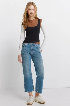 Springfield Jeans de talle medio^Mujer Jeans|Pantalones