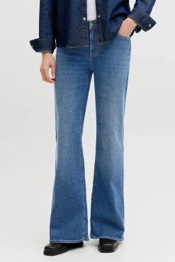 Jack & Jones Jeans flared tiro medio^Mujer Jeans|Pantalones