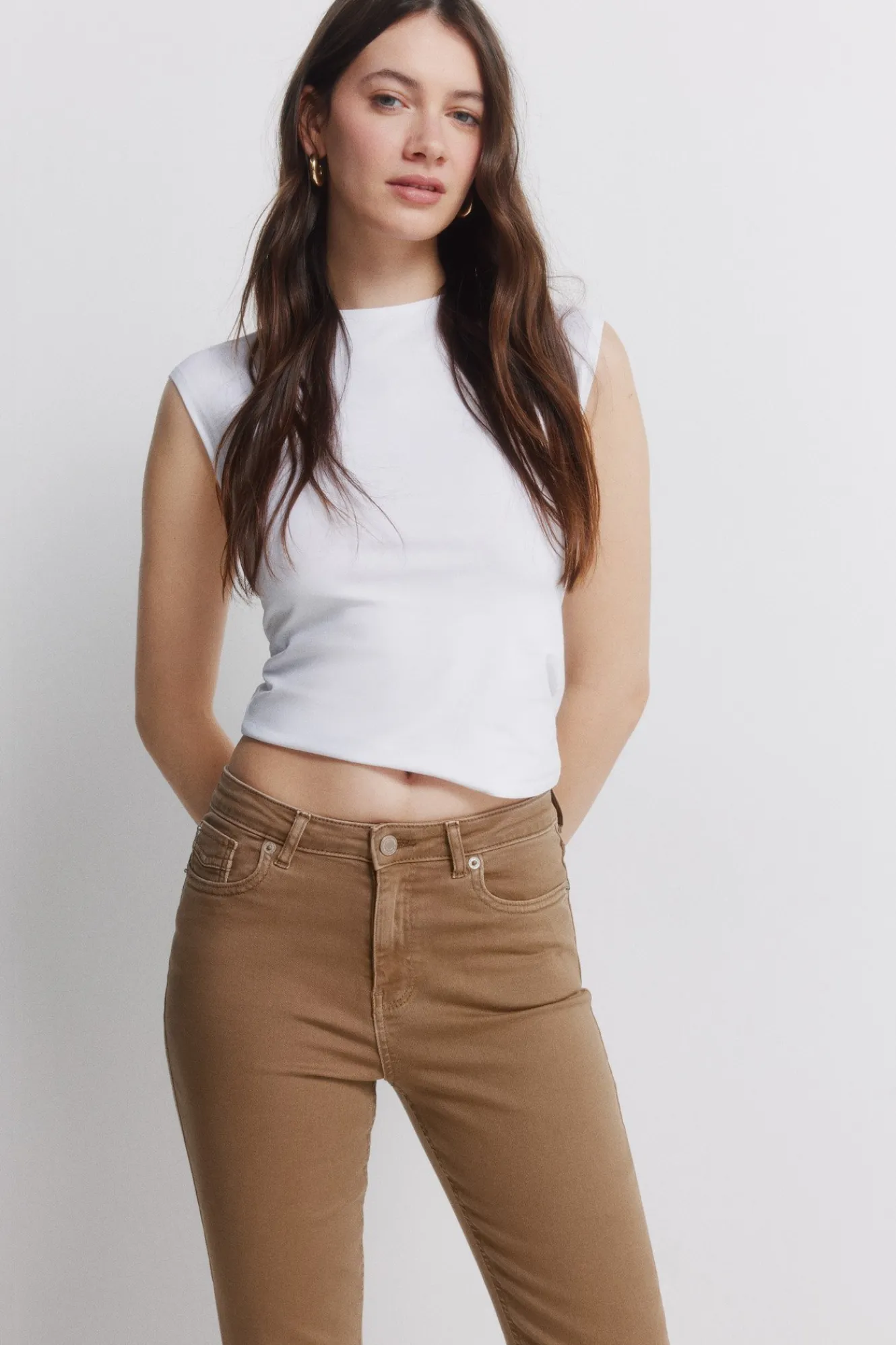 Springfield Jeans kick flare color^Mujer Jeans