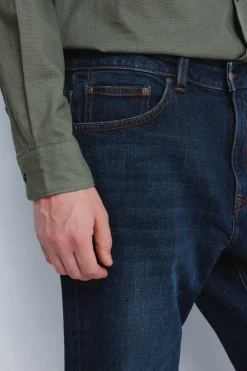 Springfield Jeans lavado oscuro straight fit^Hombre Jeans|Pantalones