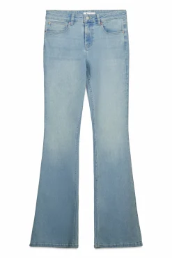 Springfield Jeans Low Flare de talle medio^Mujer Pantalones|Jeans