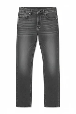 Springfield Jeans negro lavado slim fit^Hombre Jeans|Pantalones