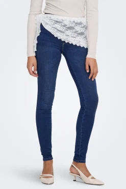 Only Jeans Skinny Tiro Alto^Mujer Jeans|Pantalones