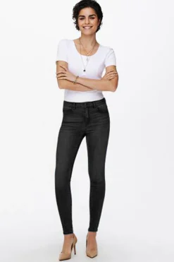 Only Jeans Skinny Tiro Alto^Mujer Jeans