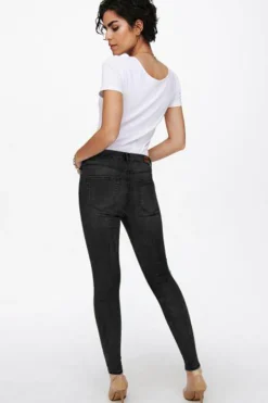 Only Jeans Skinny Tiro Alto^Mujer Jeans