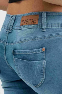 Inside Jeans Skinny Tiro Bajo^Mujer Jeans|Pantalones