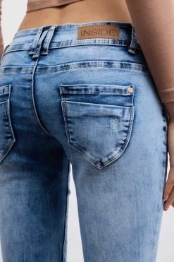Inside Jeans Skinny Tiro Bajo^Mujer Jeans|Pantalones
