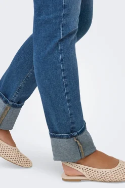 Only Jeans slim bajo vuelto^Mujer Jeans|Pantalones