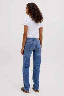 Jack & Jones Jeans slim tiro medio^Mujer Jeans|Pantalones