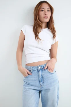Balmohk Jeans straight cropped^Mujer Jeans|Pantalones