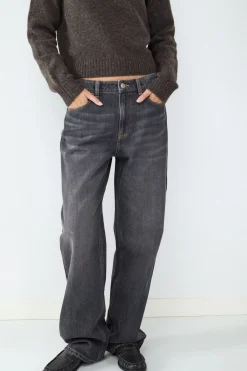 Balmohk Jeans straight mid rise^Mujer Jeans