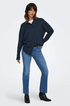 Only Jeans Straight Tiro Medio^Mujer Jeans|Pantalones