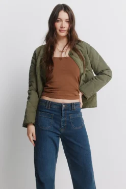 Springfield Jeans super flare de talle alto^Mujer Jeans|Pantalones