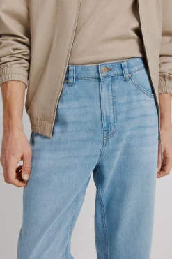 Springfield Jeans ultra ligero lavado medio straight fit^Hombre Jeans|Pantalones