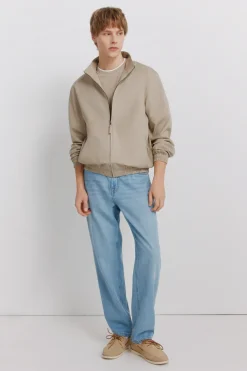 Springfield Jeans ultra ligero lavado medio straight fit^Hombre Jeans|Pantalones