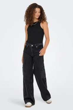 Only Jeans wide cargo^Mujer Jeans