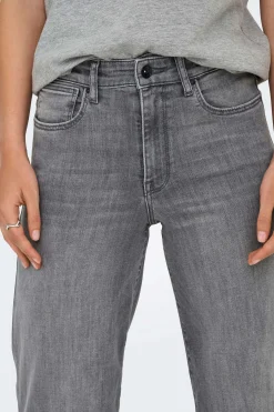 Only Jeans wide leg crop^Mujer Jeans