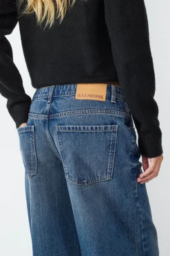 Balmohk Jeans wide leg low rise^Mujer Jeans
