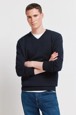 Springfield Jersey b&aacute;sico cuello pico logo^Hombre Jerséis Y Cárdigans