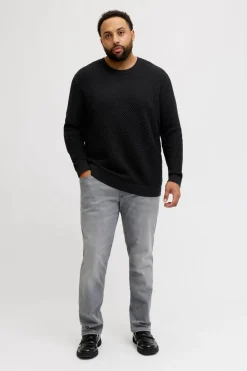 Jack & Jones PLUS Jersey básico de punto liso^Hombre Jerséis Y Cárdigans