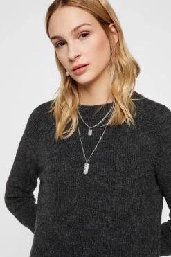 Pieces Jersey b&aacute;sico de punto^Mujer Jerséis Y Cárdigans