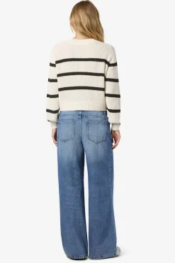 Noisy May jersey b&aacute;sico rayas cuello redondo^Mujer Jerséis Y Cárdigans