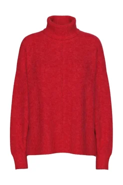 Pieces Jersey b&aacute;sico vuelto^Mujer Jerséis Y Cárdigans