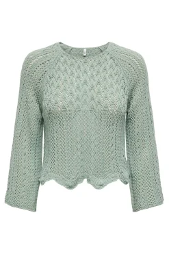 Only Jersey calado manga francesa^Mujer Jerséis Y Cárdigans