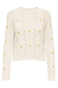 Only Jersey con calados y bordados^Mujer Jerséis Y Cárdigans