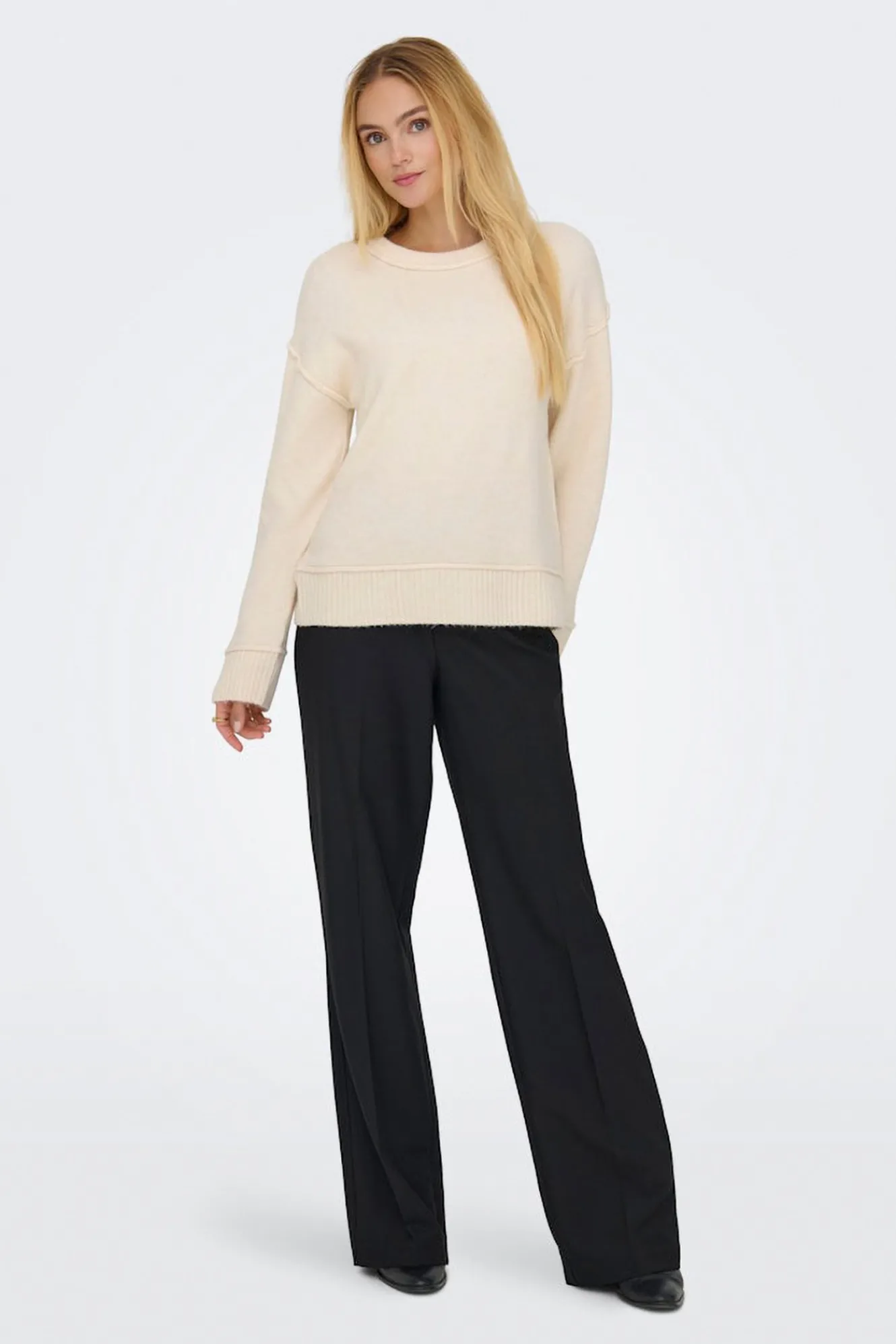 Only Jersey con costuras marcadas^Mujer Jerséis Y Cárdigans|Basic Bar