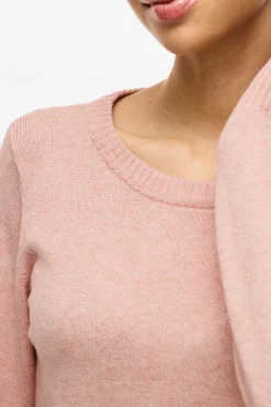 Vila Jersey con cuello redondo de viscosa^Mujer Basic Bar